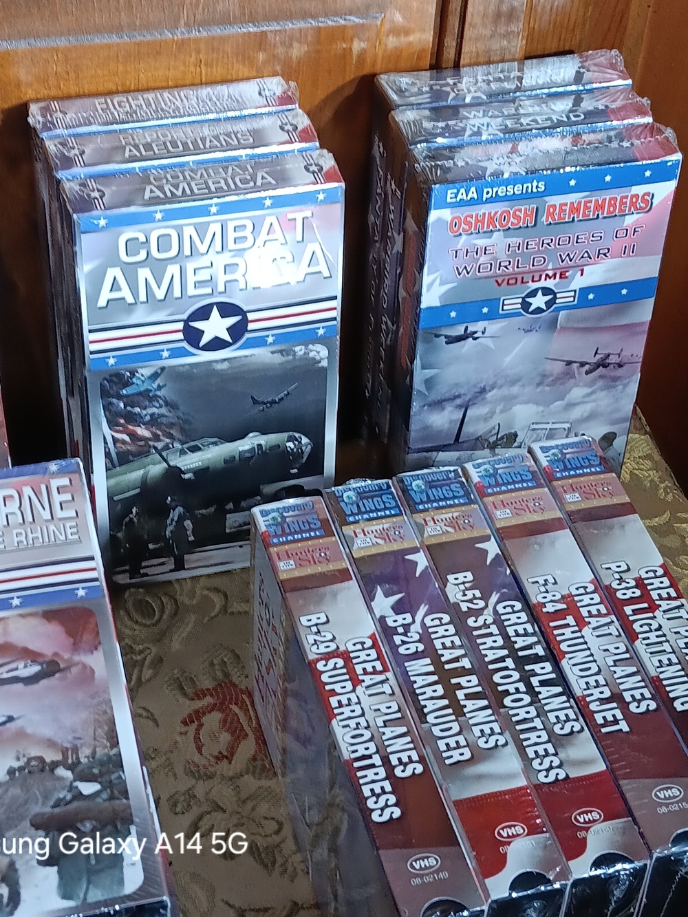 Combat America & Oshkosh Remembers WWII DVD Box Set - Blue and Red